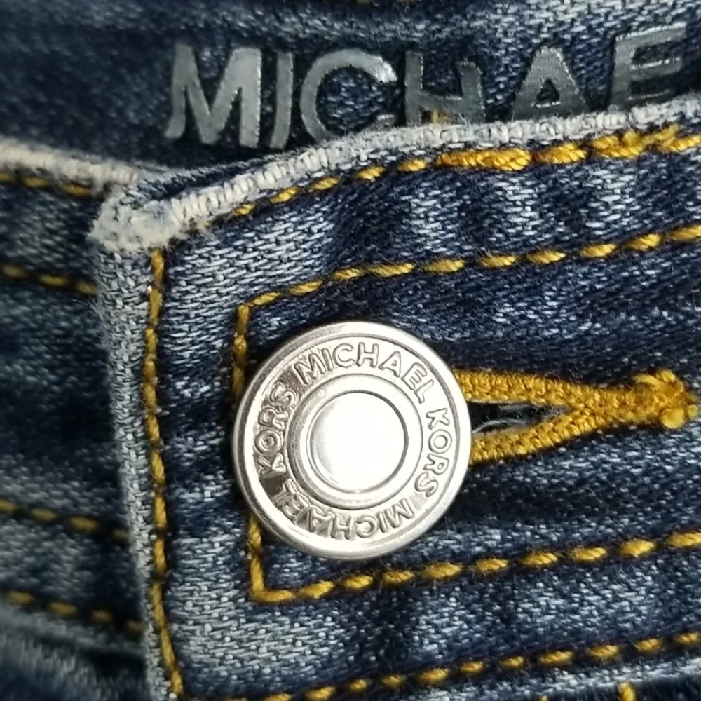 Michael Kors 100% cotton low rise jeans Straight Leg Size 10